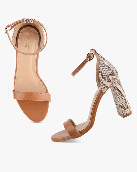 Camel heeled sandals hot sale