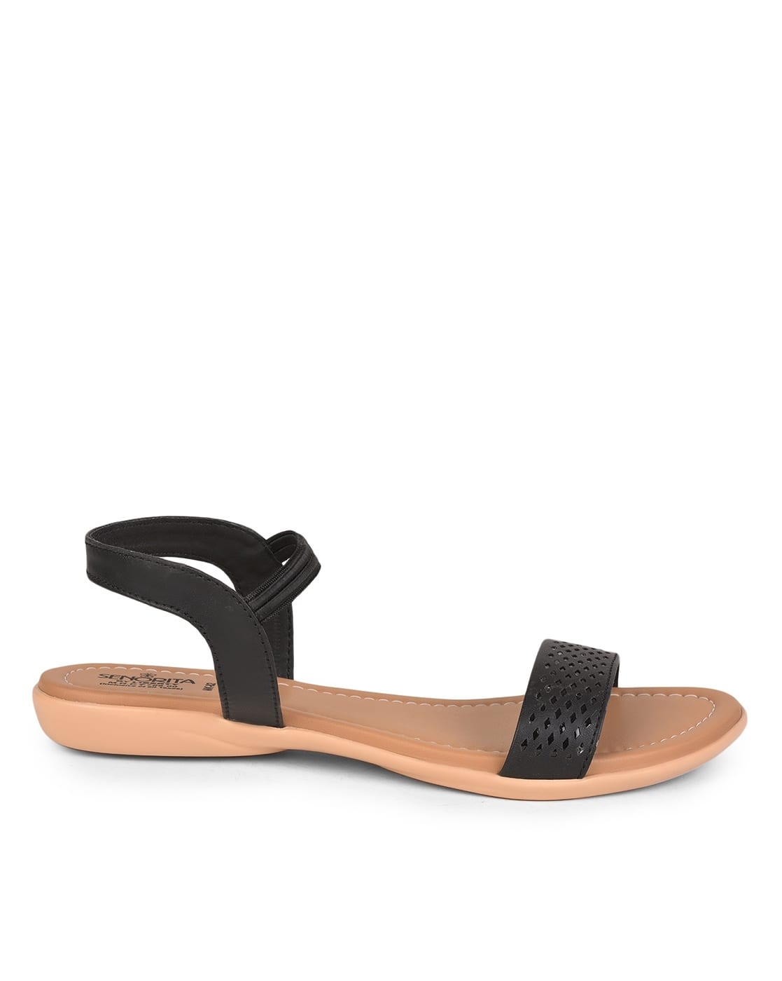 Buy Black Flat Sandals for Women by LIBERTY Online