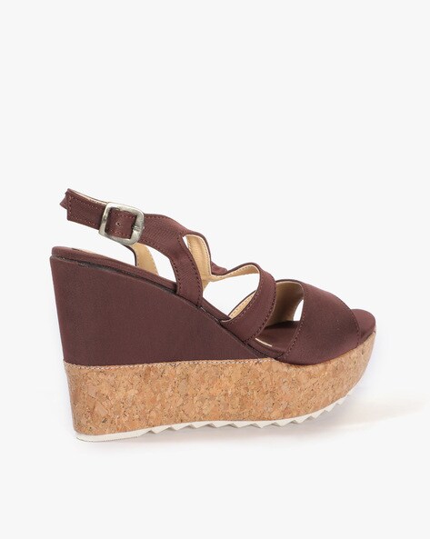 Suede wedge online heels