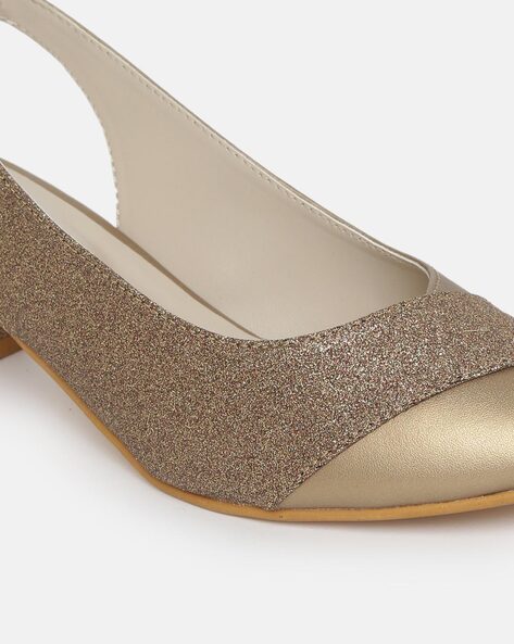 Women Copper Heel Fancy Sandal, Ladies Party Wear Sandal