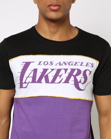 LA Lakers Faded Logo Purple T-Shirt