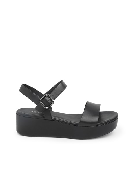 Buy Black Heeled Sandals for Women by ECCO Online Ajio