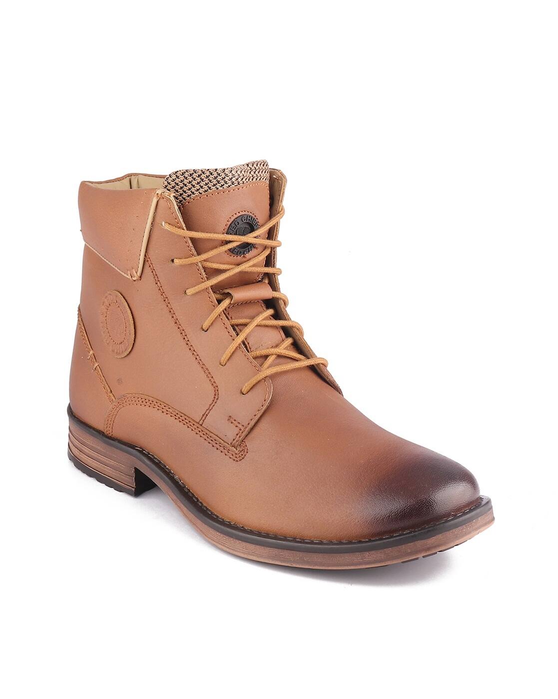 red chief tan boots