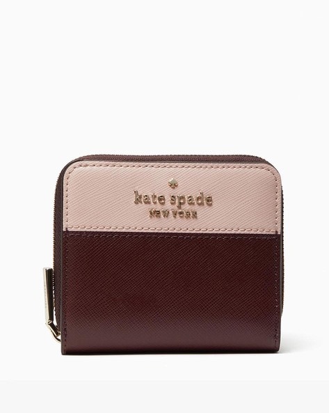 Kate Spade Staci Small L-Zip Bifold Wallet Black