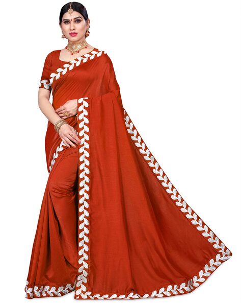 Red & White Silk Kanjeevaram Saree Design by Label GehnaSamah at Pernia's  Pop Up Shop 2024