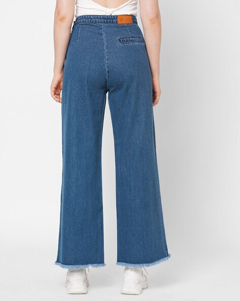 ankle length flare jeans