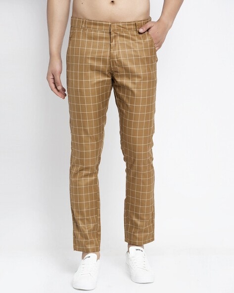 Buy Louis Philippe Beige Trousers Online  794149  Louis Philippe
