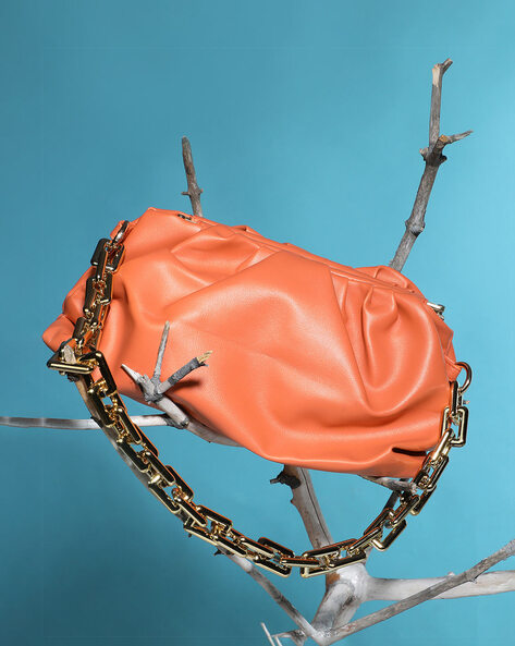 Orange hotsell chain bag