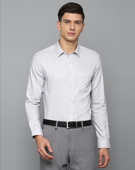 Buy Grey Shirts for Men by LOUIS PHILIPPE Online