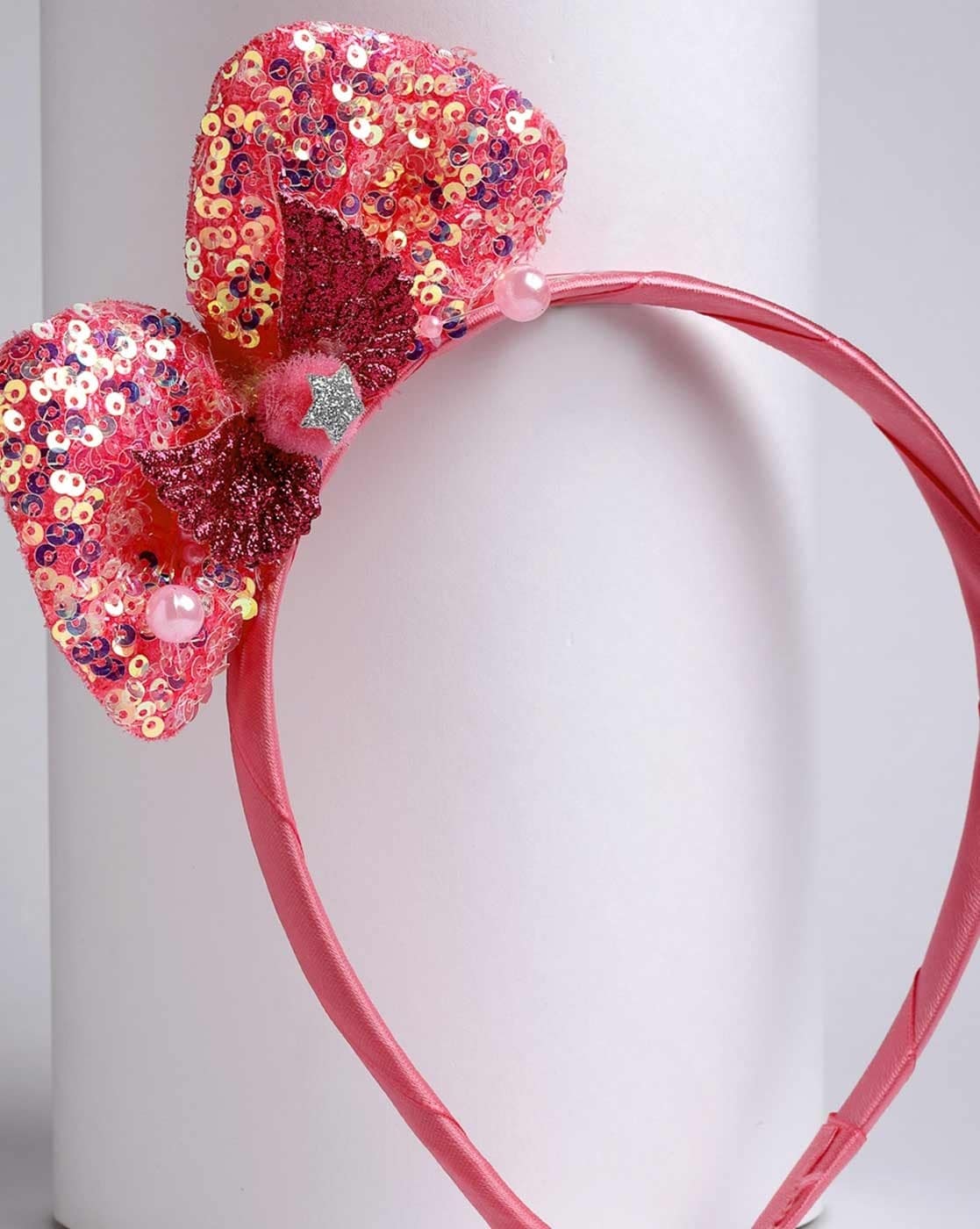 Buy Aairaa Baby Hair Band Flower Fabric Headband For Baby Girls Dark Pink  at Amazonin
