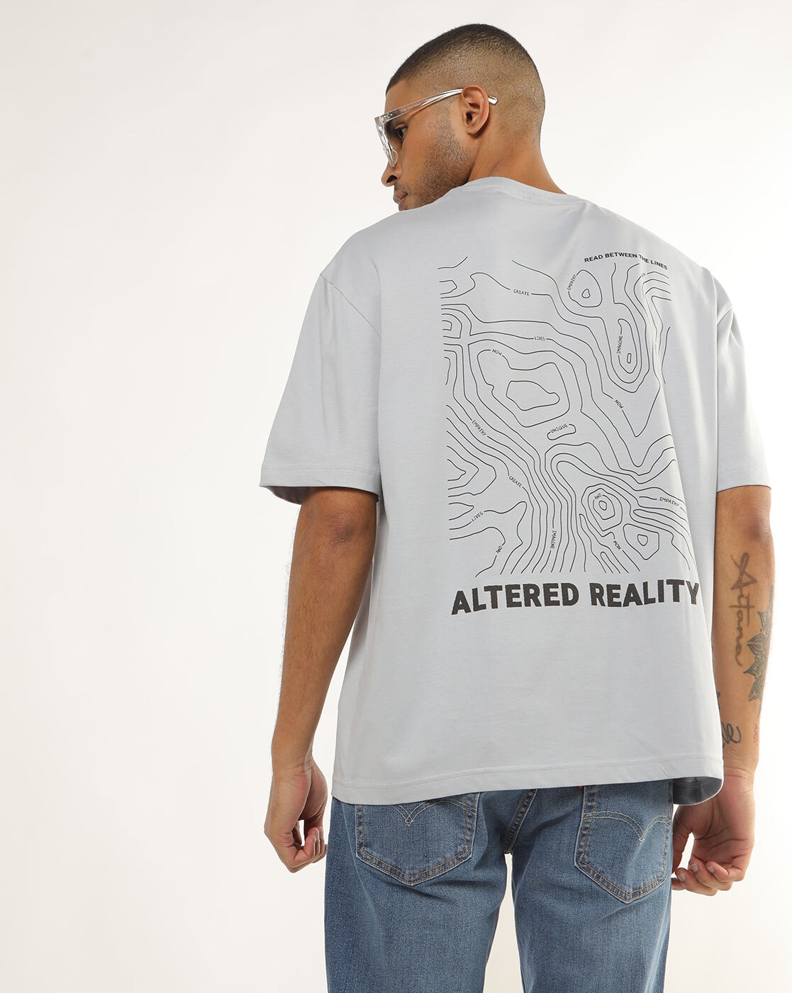 Buy Grey Tshirts for Men by ALTHEORY Online