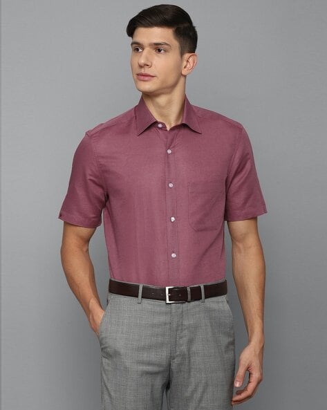 Buy Pink Shirts for Men by LOUIS PHILIPPE Online