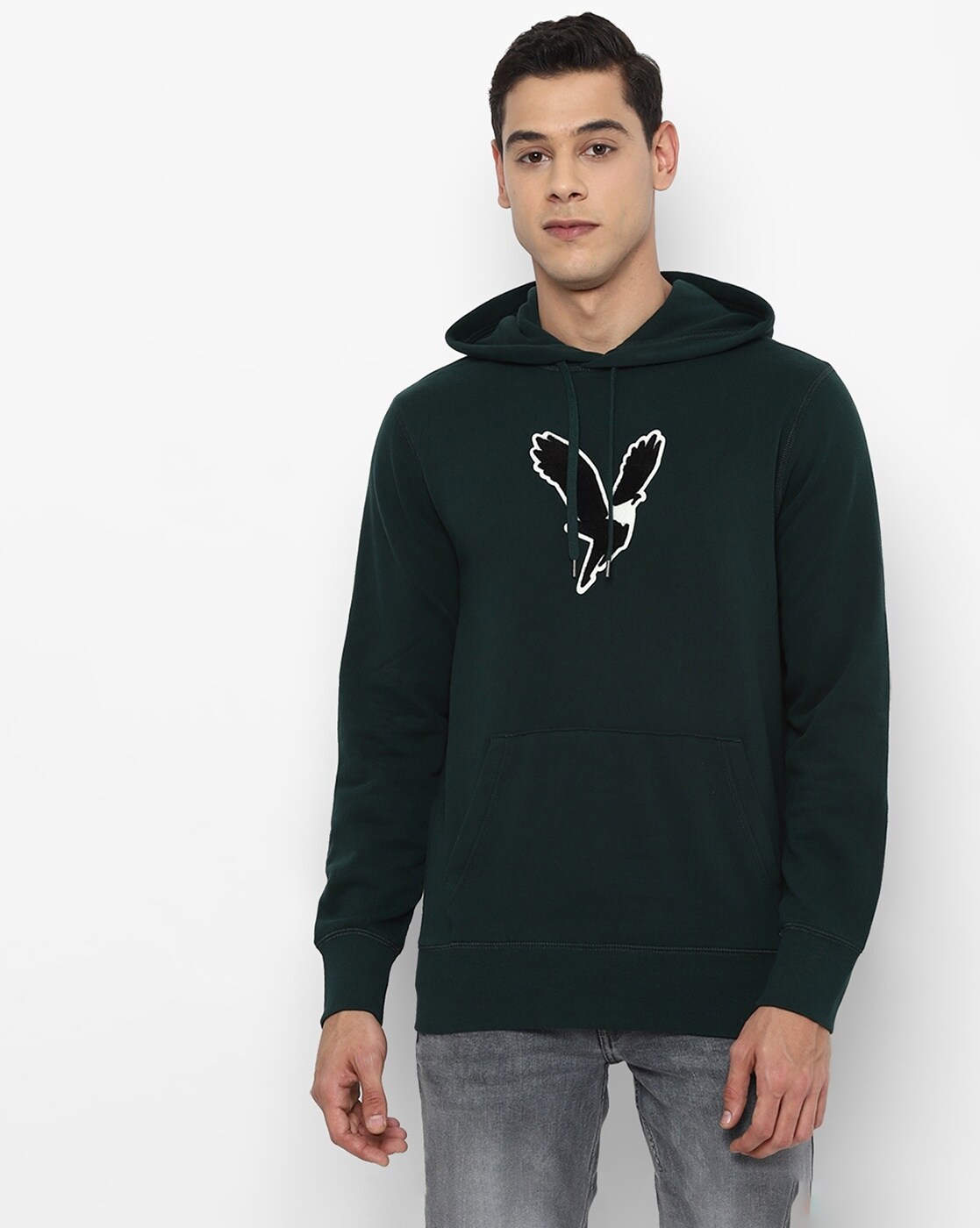 American eagle green outlet hoodie