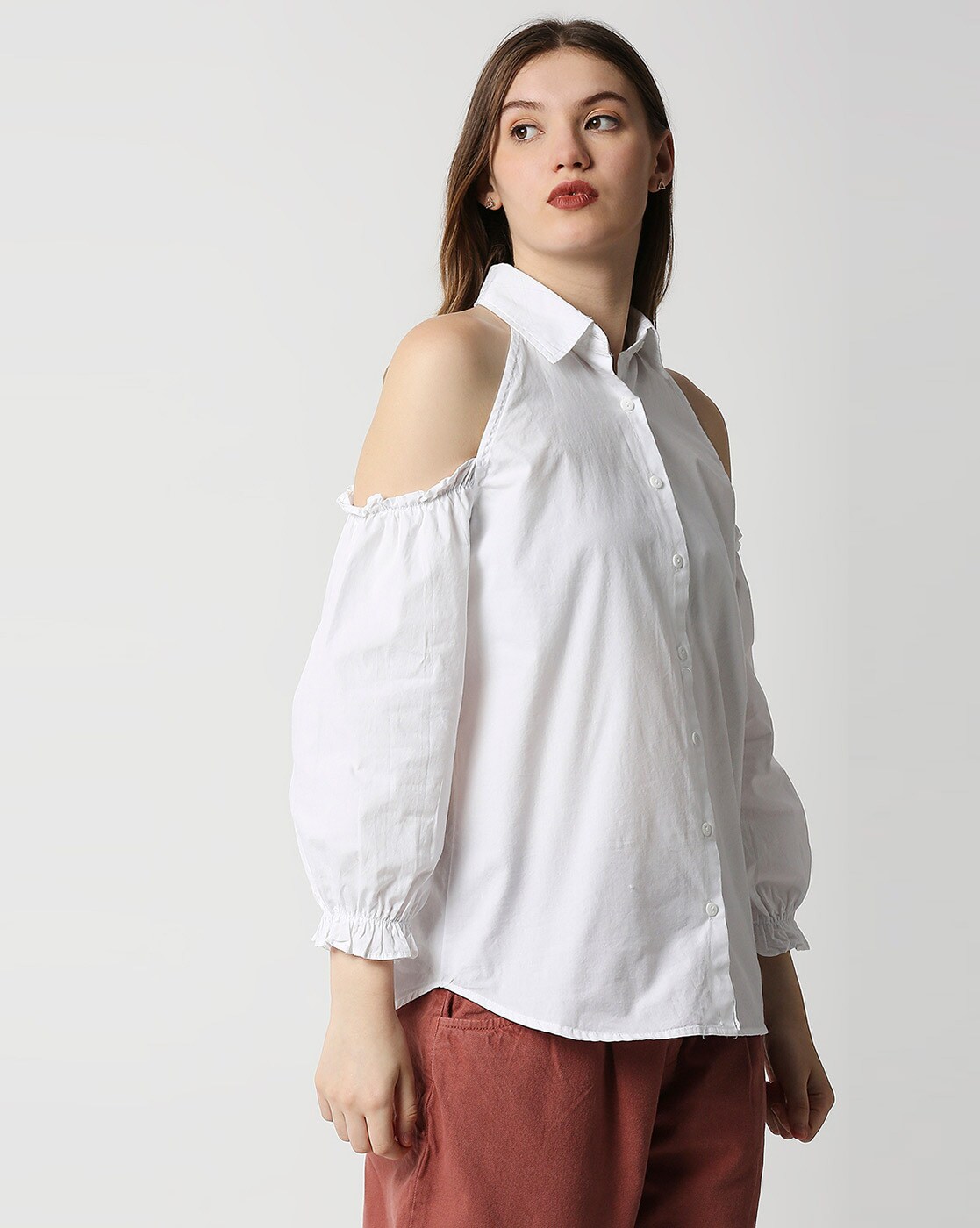 Buy White Shirts for Women by REMANIKA Online