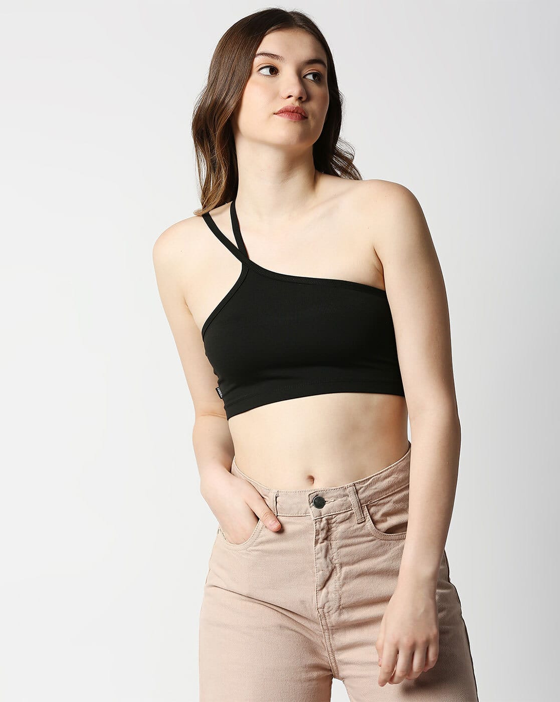 Buy Black Tops for Women by DISRUPT Online | Ajio.com