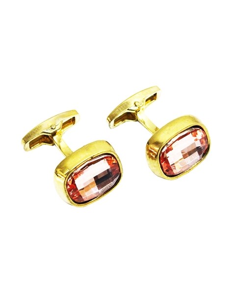 Buy Gold Cufflinks & Tiepins for Men by LEONARDI Online