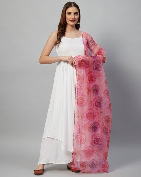 Strappy online sleeve kurta