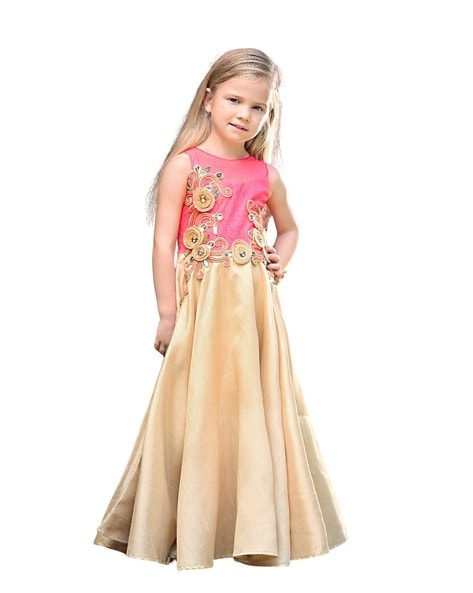 Buy Pink Dresses & Frocks for Girls by MUHURATAM Online | Ajio.com