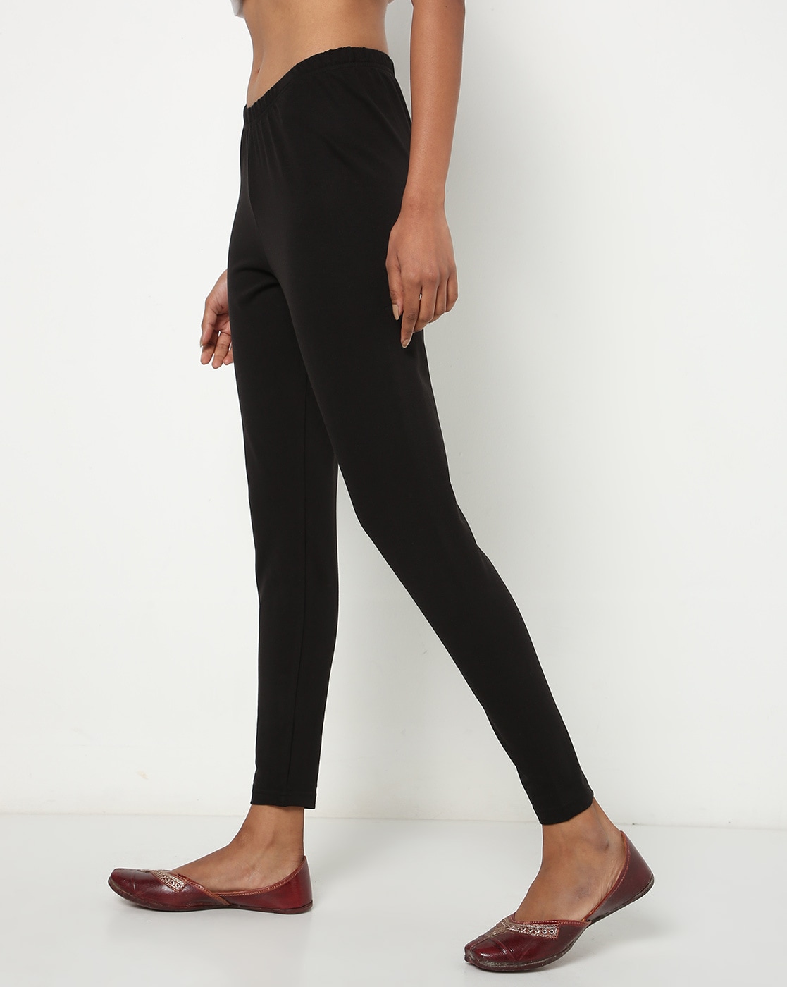 Buy Avaasa Mix N' Match Leggings with Elasticated Waist at Redfynd