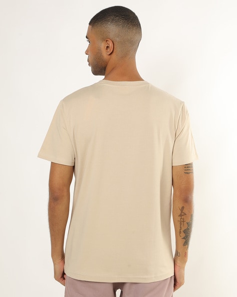 Buy Beige Tshirts for Men by ALTHEORY Online | Ajio.com