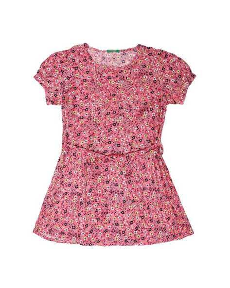 UNITED COLORS OF BENETTON Floral Print Fit & Flare Dress