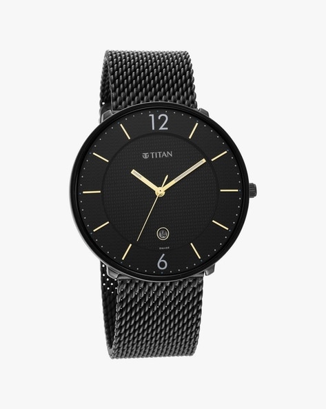 Titan black metal online ladies watch