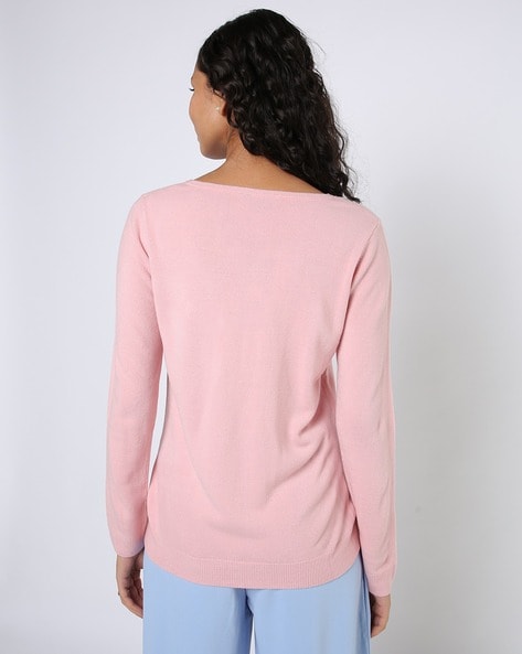 Buy Pink Sweaters & Cardigans for Women by Fig Online