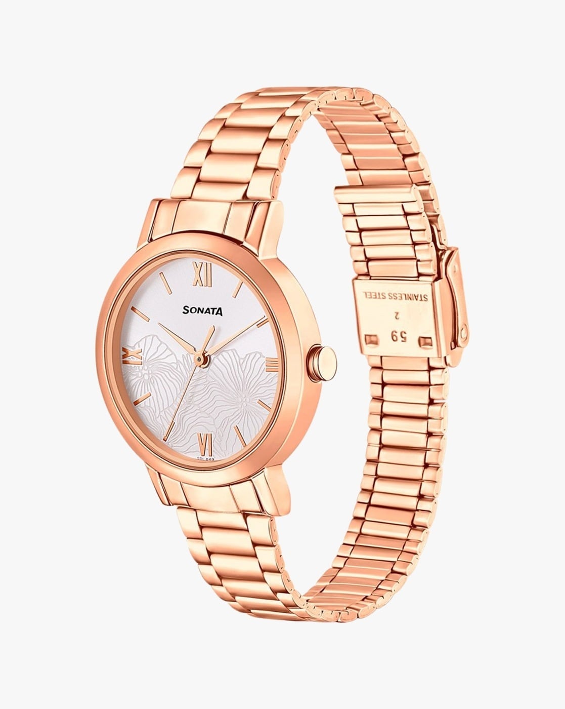 Rose gold watches clearance sonata