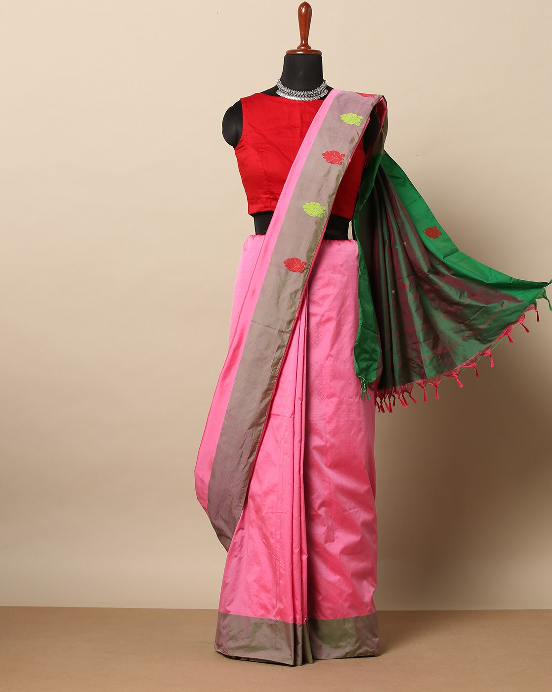 Buy Turquoise Sarees for Women by SATRANI Online | Ajio.com