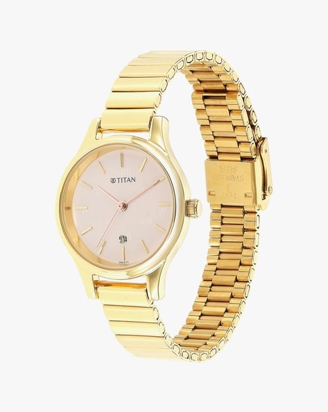 Titan gold chain hotsell watches for ladies