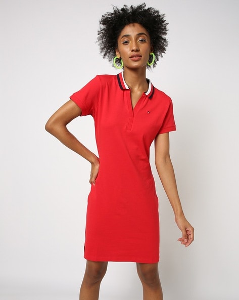 Dispensing hand in Imprisonment Buy Red Dresses for Women by TOMMY HILFIGER Online | Ajio.com