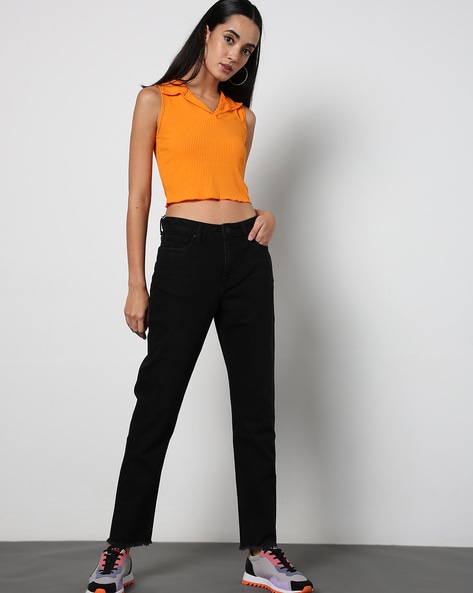 Buy Black Jeans & Jeggings for Women by Outryt Online