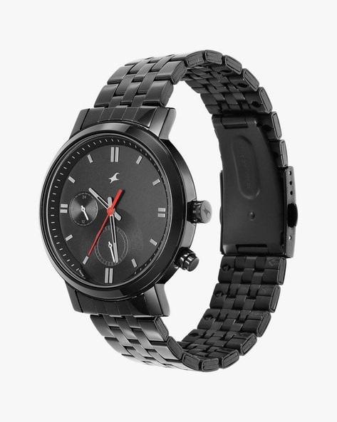 Fastrack watch black chain sale