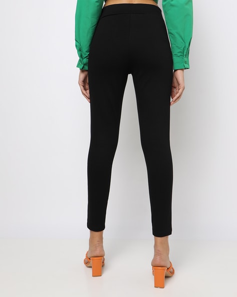 Buy Black Trousers & Pants for Women by Vero Moda Online | Ajio.com