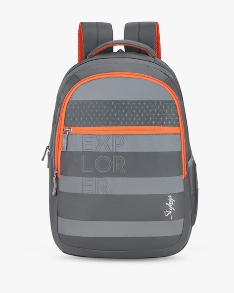 Buy SKYBAGS Black Stylish Design Polyester Unisex Backpack | Shoppers Stop