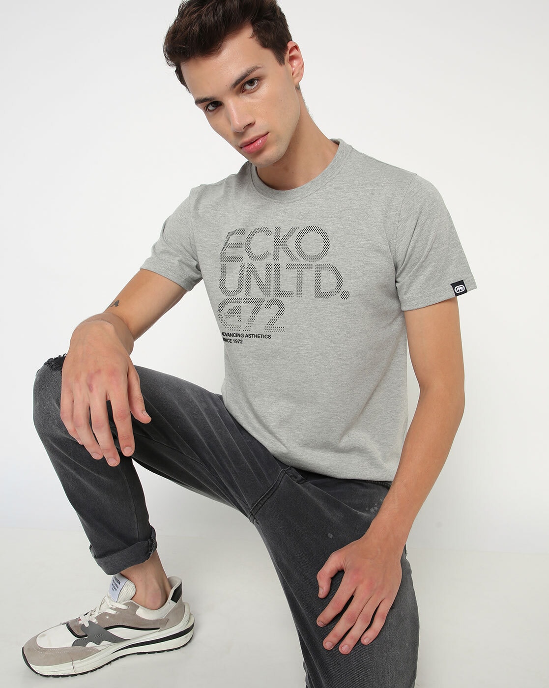 Buy Grey Tshirts for Men by ECKO UNLTD Online | Ajio.com