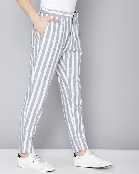 Black & Grey Striped Morning Suit Pants | Dobell