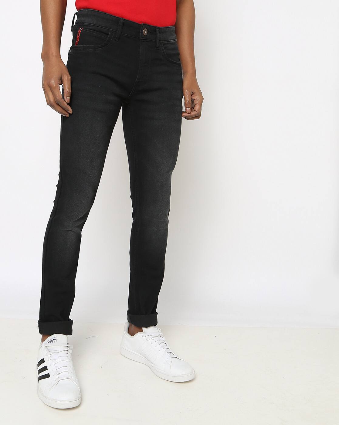 Buy Black Jeans for Men by LLAK JEANS 