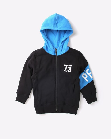 Pepe Jeans Colourblock Zip-Front Hoodie