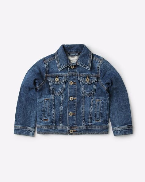 Grey Wonder Wall Denim Jacket (Toddler Boy) – Bowfish Kids