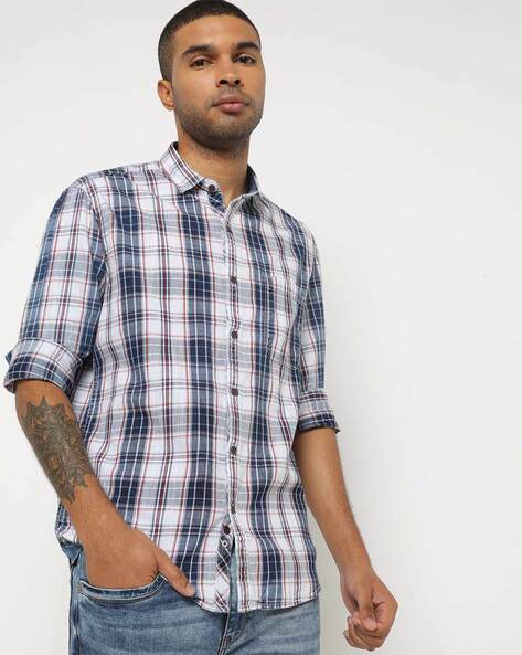 Casual Denim Casual Button-Down Shirts for Men for sale | eBay-nttc.com.vn