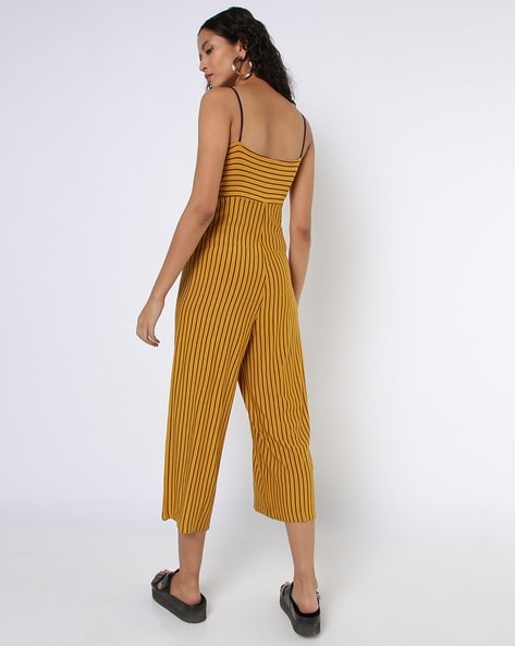 Buy Yellow Organic Cotton Silk Lining One Shoulder Jumpsuit With Cape For  Women by Babita Malkani Online at Aza Fashions.