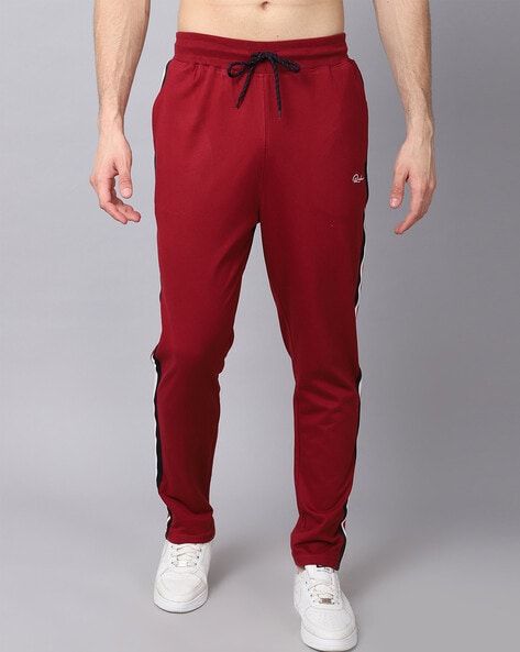 Men Track Pants with Contrast Taping