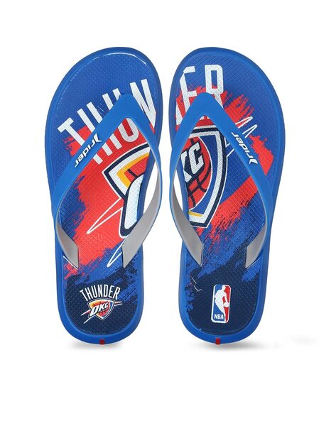 Rider Graphic Print Thong-Strap Flip-Flops