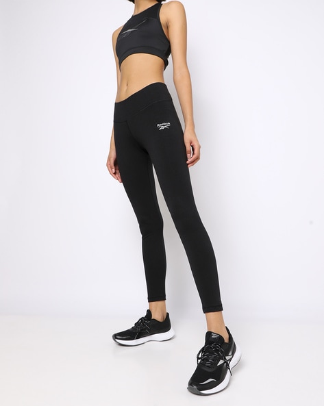 Brand Embroidered Sports Leggings