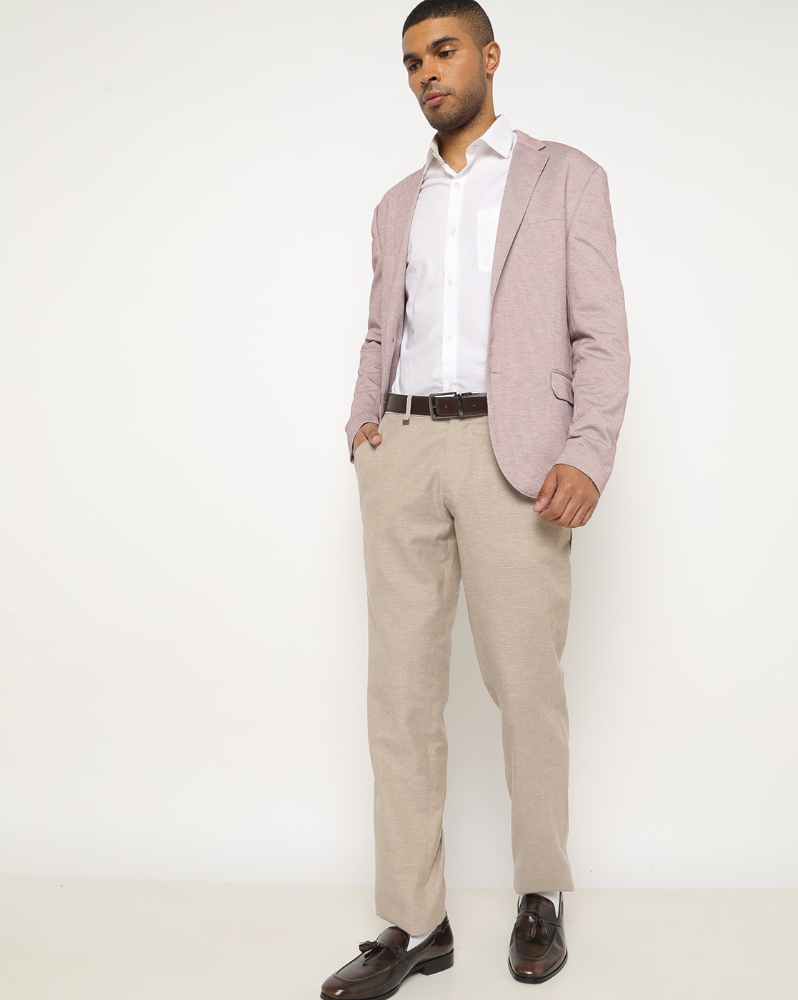 Van Heusen Pink Self Designed Formal Shirt 8053517htm  Buy Van Heusen Pink  Self Designed Formal Shirt 8053517htm online in India