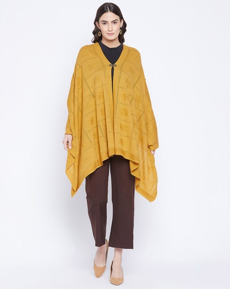 Solid Knitted Shawl