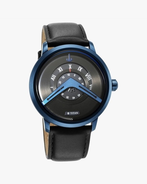 Titan best sale blue watch