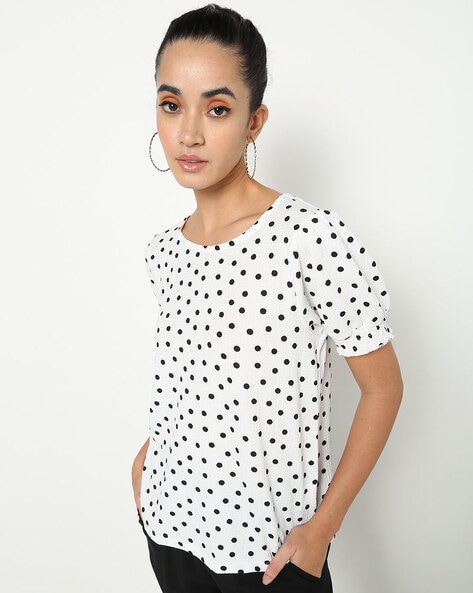 Polka dot blouse - Best polka dot tops for women