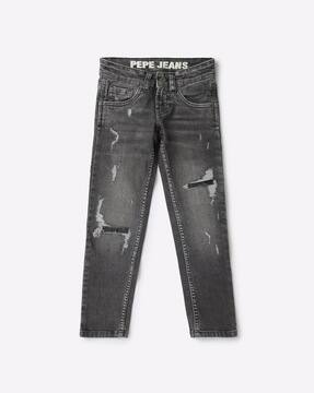 Buy Black Jeans for Boys by Pepe Jeans 